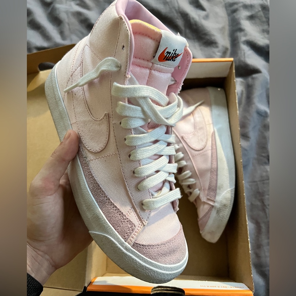 SOLD - Nike Pink Foam Canvas Blazer